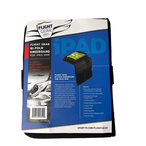Flight Gear Office Flight Gear Bifold Kneeboard For Ipad Mini